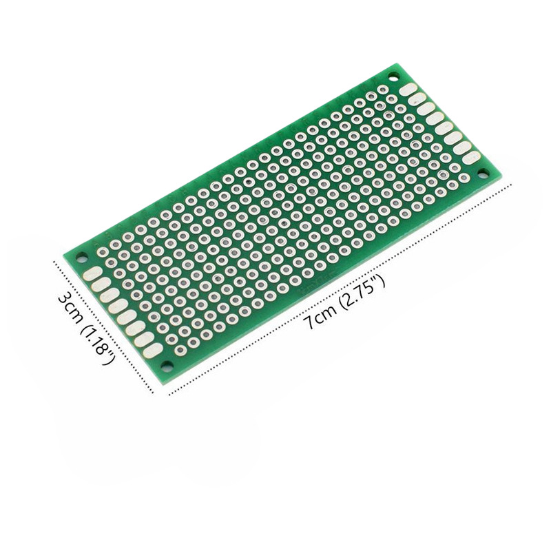 Perfboard/Stripboard 3x7cm (Dubbelzijdig)